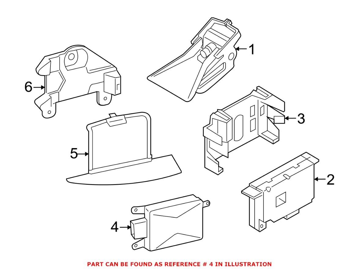 BMW Parking Aid Sensor - Passenger Side 66326881632